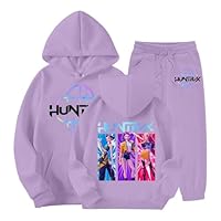 đČ-đ·đđ đ«đđđđ đŻđđđđđđ SurvĂȘtement Fille Tenue Mira Zoey Rumi Ensemble 2 PiĂšces Vintage Y2K Hoodie Pantalon et Haut Sweats Ă Capuche Jogging VĂȘtements ImprimĂ©s Sportswear 3-13 ans