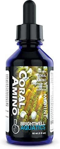 Brightwell Aquatics CoralAmino - Amino Acid Complex for Coral Coloration & Growth, 60 ml