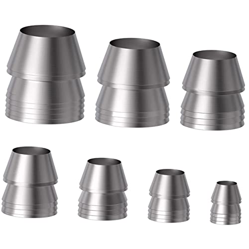 NUOBESTY 7piezas Metálica Divisoria Para Mango De Martillo Unidades Fija Cónicas Herramientas De Carpintería