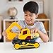 CAT Construction Toys, Power Action Crew Excavator, Light & Sound, Battery Operated, Ages 3+