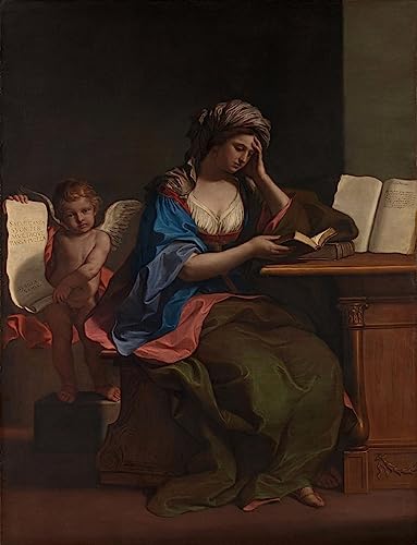 Art Tableau la Sibylle de Samian Guercino impression grand format