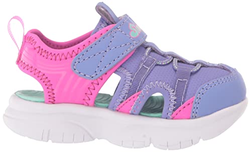 Skechers Skechers Kids Flex Splash Sneaker, Lavender/Hot Pink, 10.5