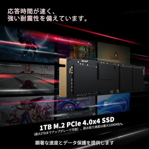 Intel nuc 12 ゲーミングpc 第12世代 Core i7-12700H プロセッサ 32GB DDR4 1TB SSD 14コア/20スレッド 24 MBキャッシュ 最大周波数 4.7 GHz ミニpc ゲーミング Win 11 Pro WIFI6E/BT5.3 ゲーミングパソコン 2.5G有線LANなどポート Intel ArcTM A770M 16GB GDDR6 VRAM