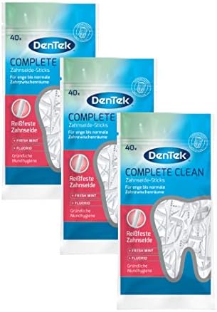 Dentek Complete Clean Wykałaczki z Nicią Dentystyczną, 40 Sztuk