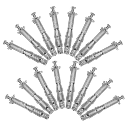 MUCKLILY Bolts for Drywall Plaster Walls 20 Sets of Expansion Screws Thread Inserts for Metal