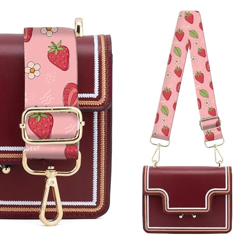 Image of Wide Purse Strap Replacement Crossbody, Funny Shoulder Strap Adjustable, Cute Bag Strap for Women Guitar Purses