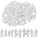 Produktbild BESTZY 200pcs Modell Figuren Menschen Weiß Unbemalt 1:100 für Modellbau Spur HO Modelleisenbahn