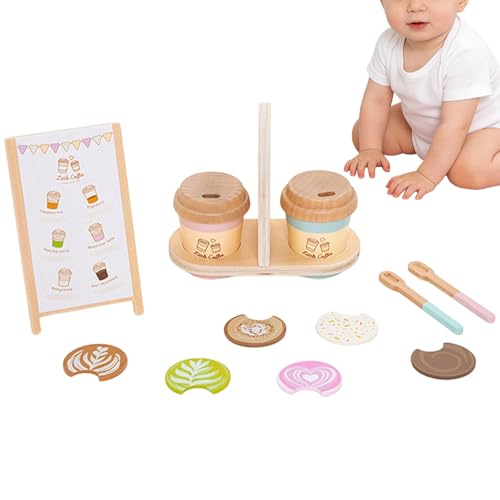 Jeu de café pour enfant et jouet d'imitation de nourriture artificielle