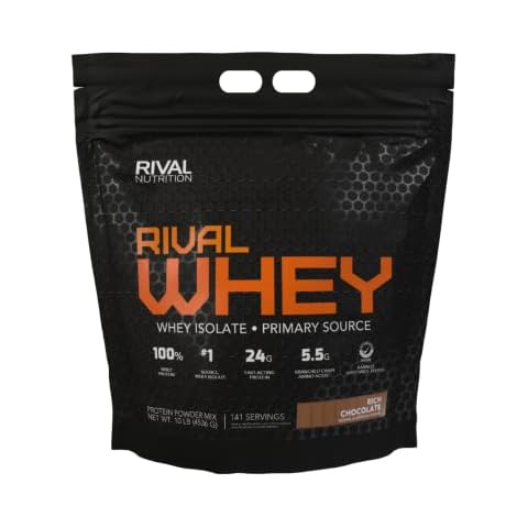 Rival Nutrition Rivalwhey – Rich Chocolate 10lb Cover
