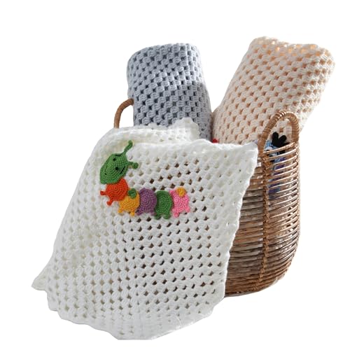 Crochet Caterpillar Design Baby Blanket