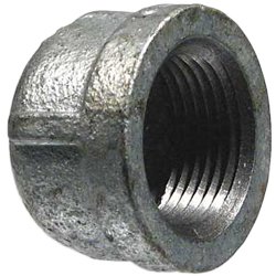 Matco-Norca ZMGCA00 Galvanized Malleable Cap, 1/8