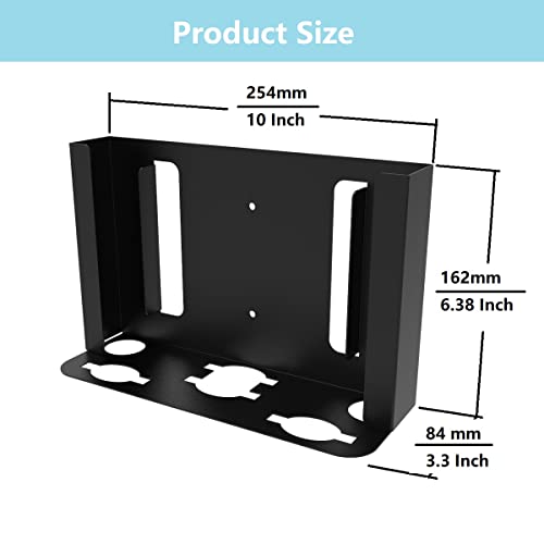 Hqying Ping Pong Paddle And Ball Holder - Table Tennis Storage Rack -Ping Pong Rack And Ball Holder - Holds 4 Paddles And 8 Balls Heavy Duty Wall Mounted Hanger Display Shelf （1） #TOP1