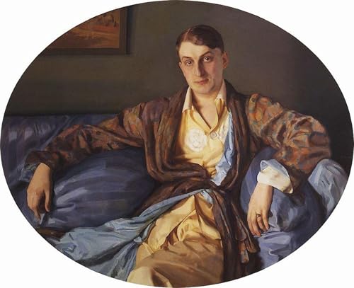 Peinture huile portrait de M Loukianov Konstantin Somov pour bureau