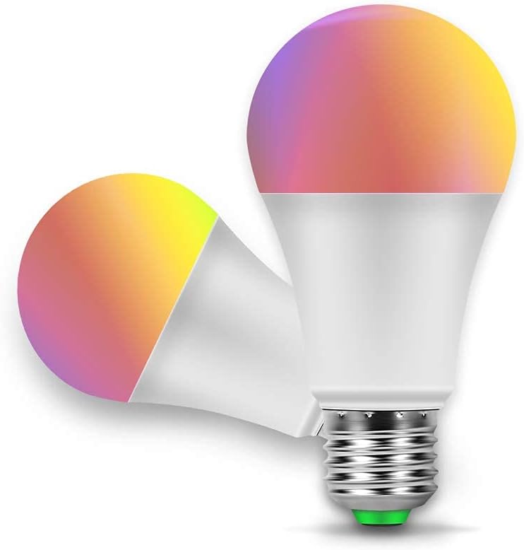 Product Deal CANMEIJIA RGB Smart Light Bulb Color Changing LED Music Lightbulb 7W/E26 with WiFi Remote Controlled by App, Alexa, Google Assistant for Bedroom, Living Room, Gaming Room, Cafe, Bar, Party,2pack Get Cheap Price CANMEIJIA RGB Smart Light Bulb Color Changing LED Music Lightbulb 7W/E26 with WiFi Remote Controlled by App, Alexa, Google Assistant for Bedroom, Living Room, Gaming Room, Cafe, Bar, Party,2pack
