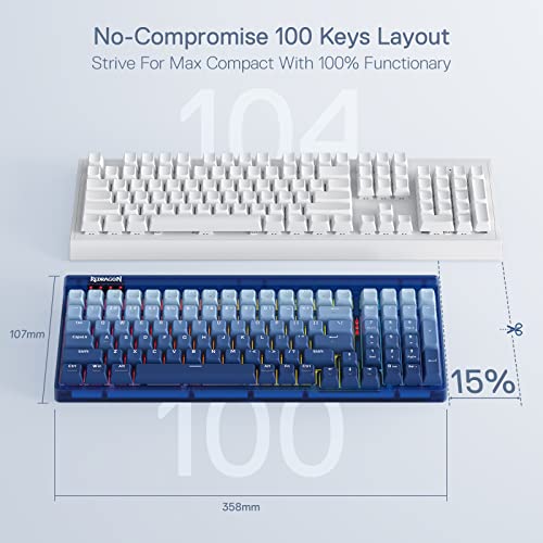 Clavier mécanique haut de gamme Redragon K656 Pro avec mousse insonorisante structurelle - 5