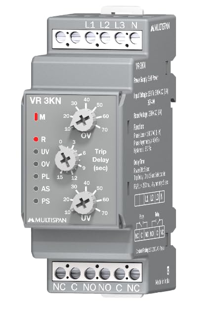 Multispan Three Phase Analog Voltage Protection Relay VR-3KN (B0CSBR11K2) Amazon Price History, Amazon Price Tracker
