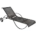 Produktbild MBM 156147 Liege Romeo, 199 x 81 x 103 cm, Eisengestell Plattenfarbe marone antik