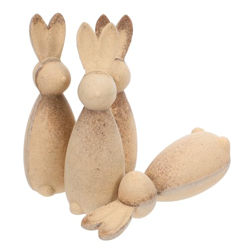 iplusmile �������̖ؐ��C�[�X�^�[�o�j�[�u�� �V�R�ؑf�ނ�DIY�y�C���g�p�E�T�M���� �C�[�X�^�[�����Ƒ������N���t�g�����p�I�[�i�����g 4�Z�b�g