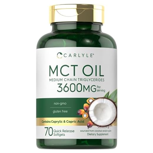 Carlyle MCT Oil Capsules 70 Softgels