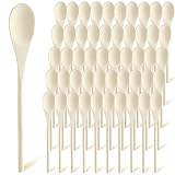 Package Includes: there are a total of 50 pieces of wooden spoons applied for cooking in the package; Sufficient quantity to meet your daily needs or to be served or replaced in parties or gatherings, and you can also share them with your family memb...