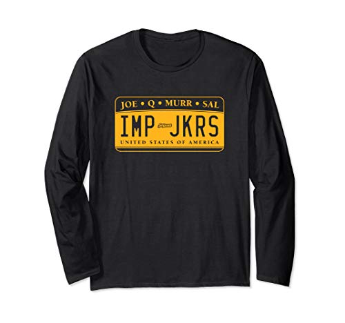Impractical Jokers License Plate Long Sleeve T-Shirt