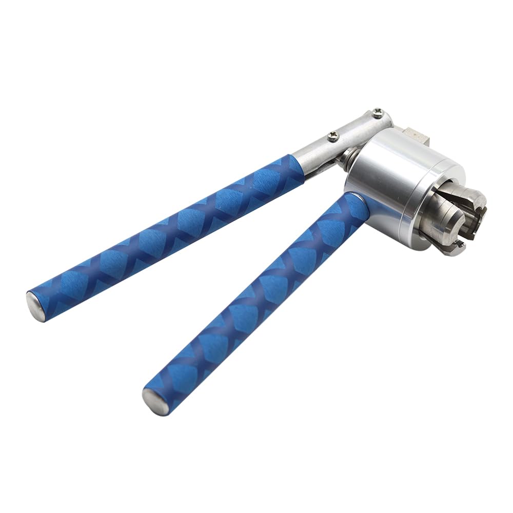 LJYKBFL Manual Perfume Crimper，13mm/15mm/18mm/20mm Cap Capper Bottle，Stainless Steel Sealing Machine for Westlin Bottles and Perfume Bottle（Blue） (15mm)