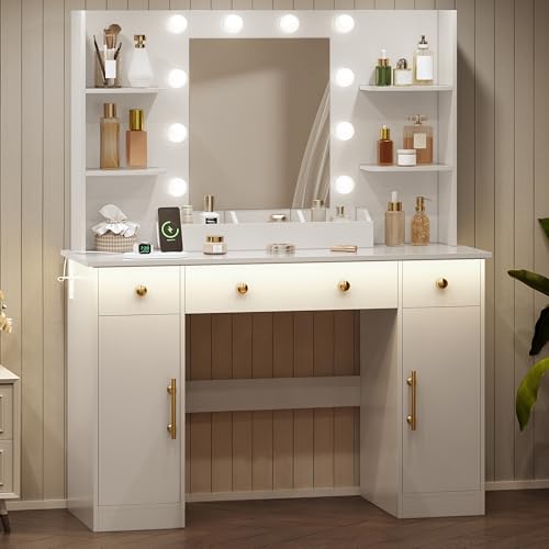 Luxury Makeup Vanity Desk with Lights