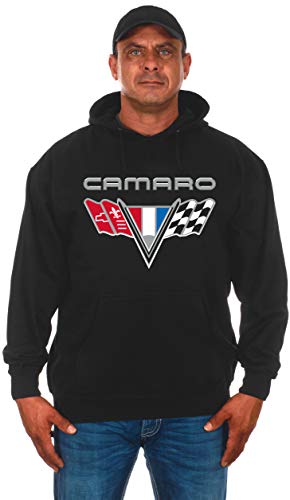 Men's Chevy Camaro V-Flag Emblem Hoodie