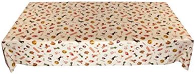 Seletti Toiletpaper Tablecloth Beige with Mix of Decors