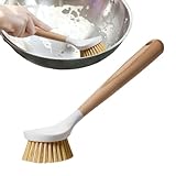 Pas facile de perdre les cheveux : cette brosse de nettoyage pour vaisselle a des poils en silicone doux et flexibles qui peuvent éliminer efficacement la saleté et la graisse de votre vaisselle. Il est également sans danger pour les ustensiles de cuisine anti-rayures, car il ne raye pas et n'endommage pas vos ustensiles.