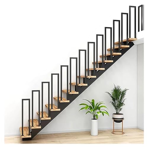 Rambarde d'escalier extérieure pour marches de jardin et accès de terrasse
