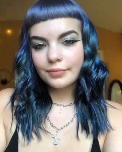 Image of Overtone Daily Color Depositing Conditioner for Hair, Cosmic Cobalt:Temporary Pigment with Shea, Coconut & Avocado Oils, Hydrating, Vegan & Cruelty-Free, All Hair Types, 4.5oz.
