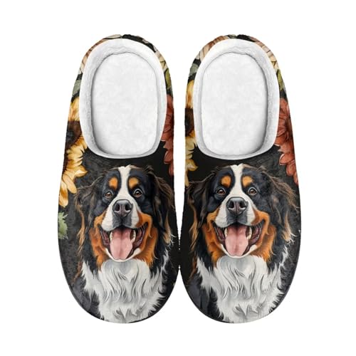 Slippers for Women Men, Non Skid Home Slippers Slip On House Slippers with Removable Insoles