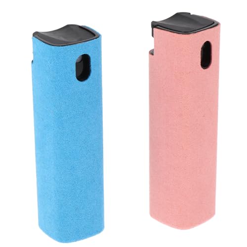 GARIOUANS Spray Limpiador de Pantallas y Gafas 2 Unidades Portátil Estuche PC Limpia Polvo Huellas Dactilares y Aceite para Cámaras Celulares y Dispositivos Digitales
