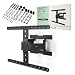 Produktbild Hama TV Wandhalterung schwenkbar, neigbar, Slim (TV Wandhalterung 37-90 Zoll, VESA 200x200 bis VESA 600x400, bis 50kg, ausziehbare Halterung, geringer Wandabstand, mit Fischer-Dübeln) schwarz