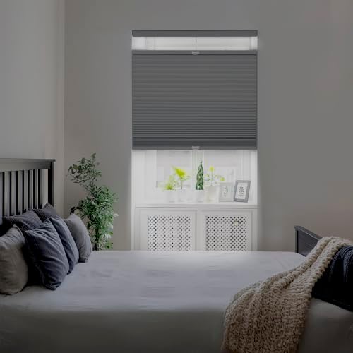 DEZ FURNISHINGS Cordless 1.5' Blackout Top Down Bottom Up Ce