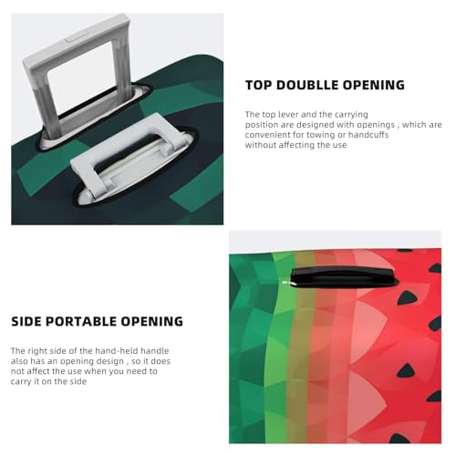 Travel Luggage Cover Gradient watermelon Suitcase Protector Elastic Washable Stretch Suitcase Protector Anti-Scratch Travel Suitcase Cover Fit 18-32 Inch Luggage4