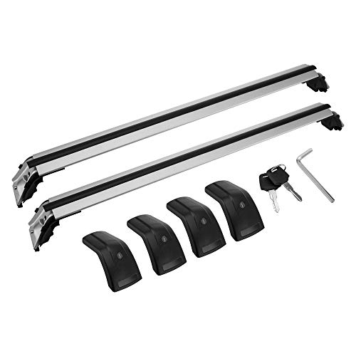 MotorFansClub Roof Racks Crossbars Fit for Compatible with Lexus RX RX350 RX270 RX300 RX450 RX450H 2016-2019 Lockable Baggage Luggage Racks Rail