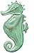 Anagram 3780001 Mermaid Wishes Seahorse Supershape Foil Balloon