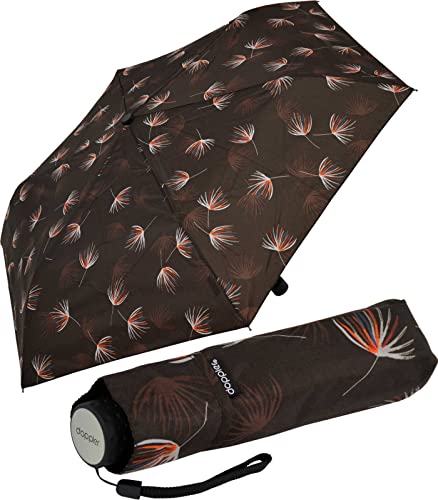 Doppler Damen Taschenschirm Fiber Havanna Desire Brown