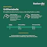 Baskerville Wide Fit Maulkorb für große Hunde mit breiter Schnauze, Boxer, Rottweiler, er können atmen, hecheln und trinken, verhindert Beißen, Trainingsmaulkorb für mittlere & große Hunde(Größe 2)