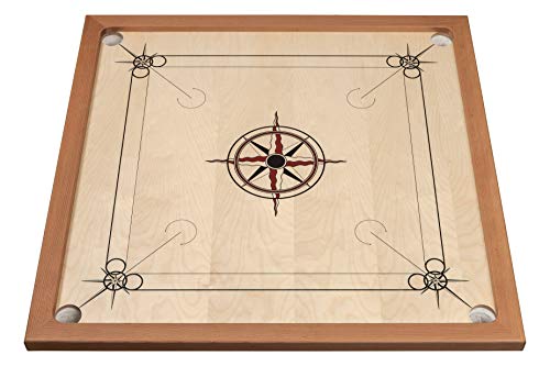 Preisvergleich Produktbild Philos 8210 - Carrom standard, schwarz-rot, Geschicklichkeitsspiel