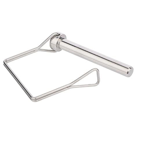 Miniatura 4 de Paquete de 2 pines de toma de fuerza cuadrados 316 SS completos, pasadores de acoplador de seguridad de 38 pulgadas x 2-34 pulgadas (0.374 in x