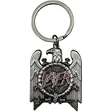 Rock Off officially licensed products Slayer Silver Eagle Band Logo Keyring Keyring Size One Size