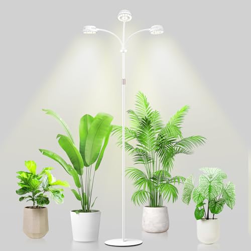 LORDEM Full Spectrum Plant Light for Indoor Growing,Tri-Head Grow Light