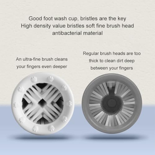 gosduiwip Fácil de lavar os pés automaticamente e copo para banho de pés para embelezar animais de e