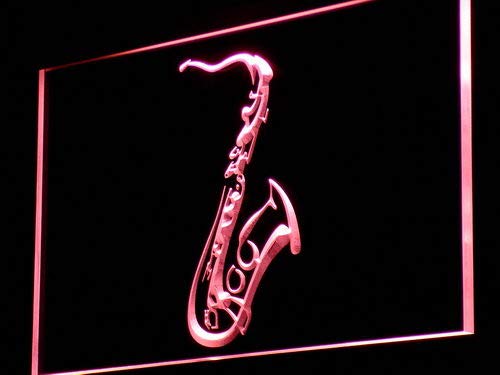 ADVPRO Saxophones Music Instrument LED Neon Sign Red 12 x 8.5 Inches st4s32-m017-r