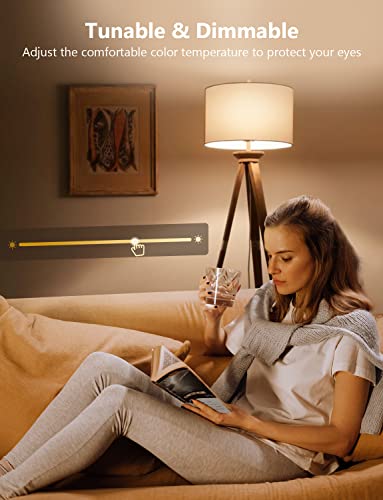 Maxcio Smart Led Light Bulb Dimmable, Rgbcw Color Changing Light Bulbs, Music Sync, Bluetooth Light Bulb With App Control, A19 E26 9W 60W Equivalent, No Hub Required, 4 Pack(Not Support Wifi/Alexa) #TOP4