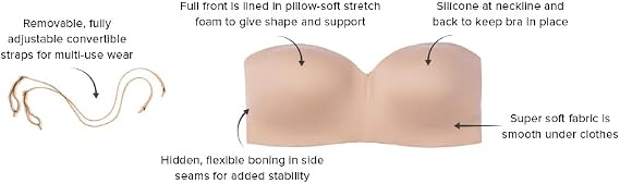 Wacoal Staying Power Strapless Bra 854372