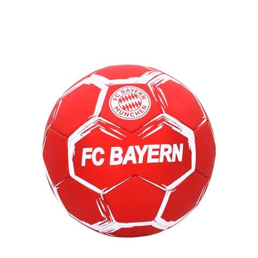 FC Bayern München I Fußball I Spielball I Größe 5 I Rot/Weiß